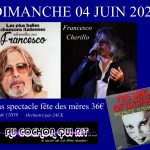 Dimanche 04 juin 2023 / Francesco Cherillo / spécial fête des mères / cliquez ici pour plus d’info