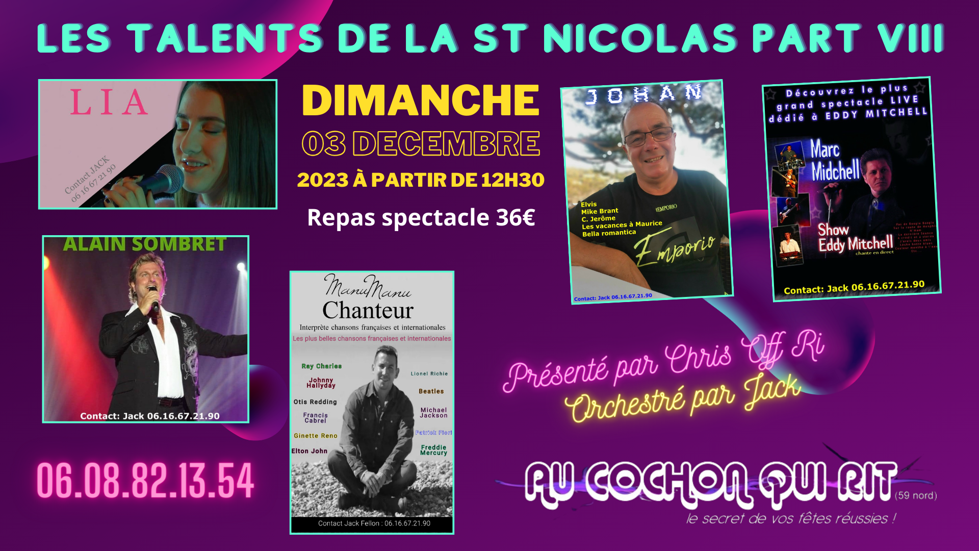 Les talents de la St Nicolas PART VIII / Dimanche 03 décembre 2023 / cliquez ici pour plus d’info.