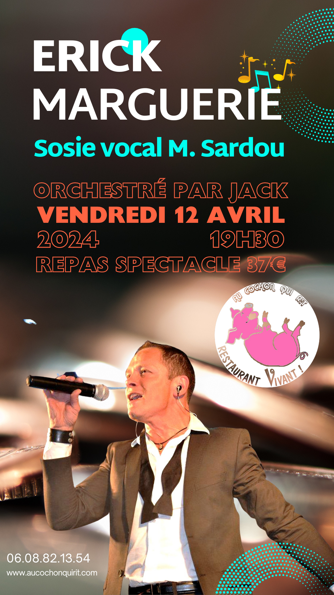 ERICK MARGUERIE / VENDREDI 12 AVRIL 2024 / Cliquez ici pour plus d’info