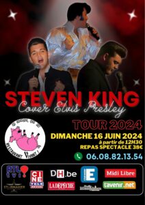 DIMANCHE 16 JUIN 2024 > STEVEN KING cover ELVIS PRESLEY