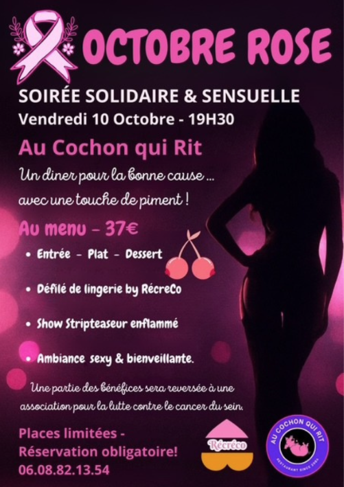You are currently viewing Soirée octobre rose le vendredi 10 octobre 2025